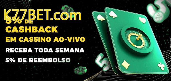 Promoções do cassino ao Vivo K77BET.com